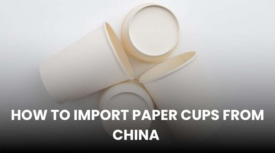 How to Import Paper Cups from China